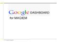 Google Dashboard PowerPoint PPT Presentation