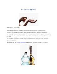 Smelling better with perfumes