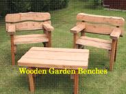 Wooden Garden Benches