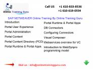 SAP NETWEAVER online training