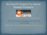 Sunrise PC Support For Server Related Problems