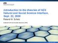 Introduction to the theories of HES Natural and Social Science Interface, Sept. 22, 2008 PowerPoint PPT Presentation