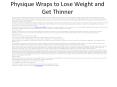 Wraps To Drop weight PowerPoint PPT Presentation