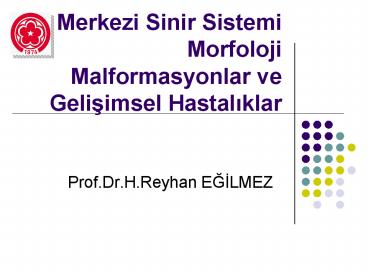 Merkezi Sinir Sistemi Morfoloji Malformasyonlar ve Gelisimsel Hastaliklar
