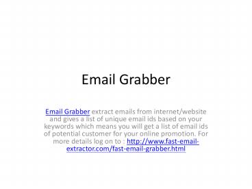 Email Grabber