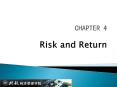 CHAPTER 4  Risk and Return PowerPoint PPT Presentation