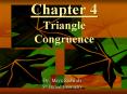 Chapter 4 Triangle Congruence PowerPoint PPT Presentation
