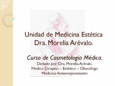 Unidad de Medicina Est