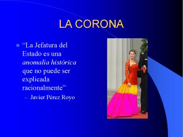 LA CORONA
