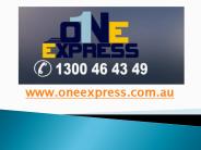 Parcels Delivery - www.oneexpress.com.au