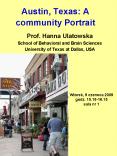 Austin, Texas: A community Portrait PowerPoint PPT Presentation
