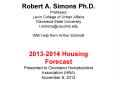 Robert A. Simons Ph.D. Professor Levin College of Urban Affairs Cleveland State University r.simons@csuohio.edu With help from Arthur Schmidt PowerPoint PPT Presentation