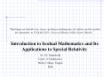 Introduction to Isodual Mathematics and Its Applications to Special Relativity PowerPoint PPT Presentation