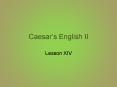 Caesar PowerPoint PPT Presentation