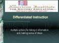 Differentiated Instruction PowerPoint PPT Presentation