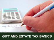 Gift and Estate Tax Basics
