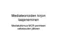 Mediateorioiden kirjon laajeneminen PowerPoint PPT Presentation