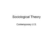Sociological Theory