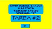 Tarea #2 tercer "B"