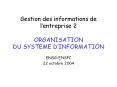 Gestion des informations de l PowerPoint PPT Presentation