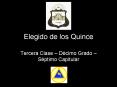Elegido de los Quince PowerPoint PPT Presentation