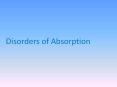 Disorders of Absorption PowerPoint PPT Presentation