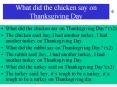 What did the chicken say on Thanksgiving Day PowerPoint PPT Presentation