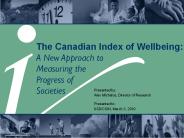 The Canadian Index of Wellbeing: