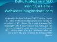 Advanced SEO Course in Delhi, Professional SEO Training in Delhi PowerPoint PPT Presentation