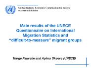 Marge Fauvelle and Ayima Okeeva (UNECE)