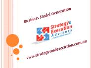Business Model Generation Sydney