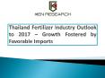 Thailand Fertilizer Industry Research Report PowerPoint PPT Presentation