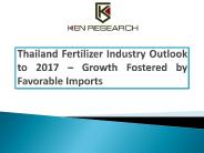 Thailand Fertilizer Industry Research Report