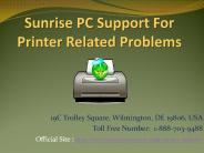 Sunrise PC Support For Printer Related Problems