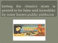 Loving the classics scam is proved to be false and incredible by many known public platforms PowerPoint PPT Presentation