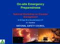 On-site Emergency Preparedness PowerPoint PPT Presentation