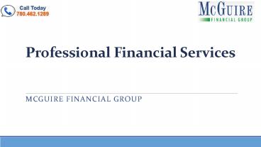 Financial Services Edmonton - Mcguire Financial