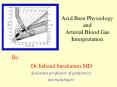 Acid Base Physiology and Arterial Blood Gas Interpretation PowerPoint PPT Presentation