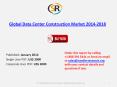Data Center Construction Market: 2018 Trends, Challenges and Growth Drivers Analysis