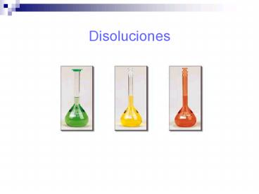 Disoluciones