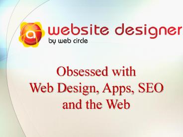 A Website Designer - Services