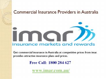 Commercial Insurance in Australia
