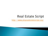 PHP RealEstate Script