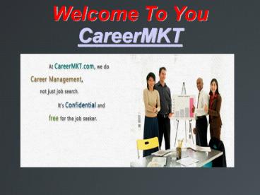 One Stop Career Management Portal