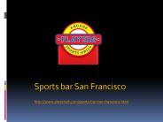 Sports Bar San Francisco