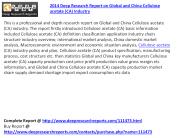 China Cellulose acetate (CA) Industry Analysis
