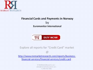 Norway Cards and Payments Market