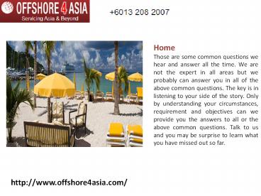Offshore Company