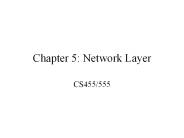 Chapter 5: Network Layer