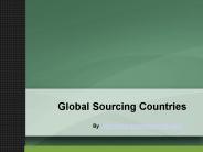 Global Sourcing and its Countries